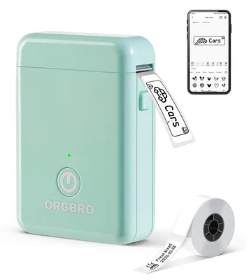 Immagine prodotto di Etichettatrice - Stampante per etichette portatile - Bluetooth - Termica - Mini