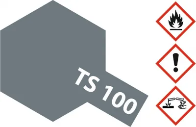 Image de TS-100 Gunmetal light silk matt 100ml 300085100