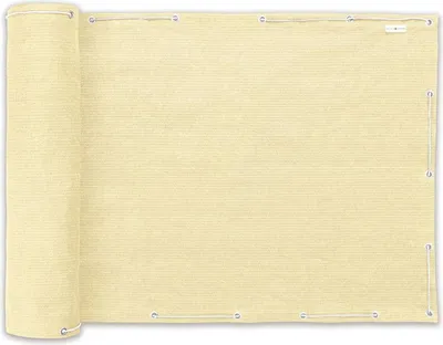 Produktbild von PRIMA GARDEN Balkon- Sicht- und Windschutz 500 x 90 cm, creme