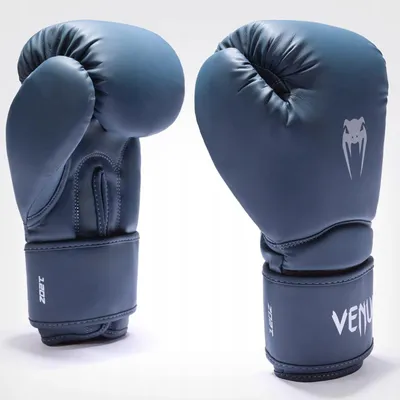 Produktbild von Venum Contender 1.5 Boxhandschuhe Midnight Blue/Silber 16oz