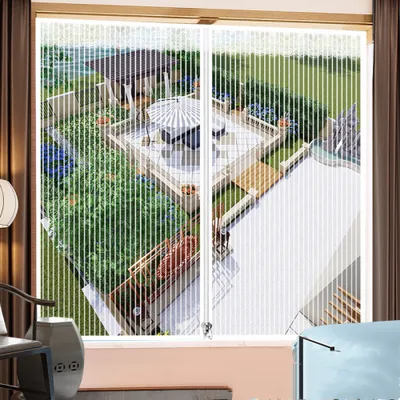 Produktbild von Magnetisches Fliegengitter für Fenster (120 x 120 cm, weiß)