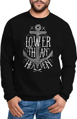 Produktbild von Sweatshirt Herren Anker Lower than Heaven Rundhals-Pullover Neverless® schwarz XL