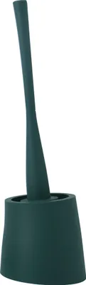 Produktbild von Spirella WC Bürste Klobürste Toilettenbürste hochwertig „Move“ mit hygienischem Behälter ØxH: 12,5 x 40cm - Dunkelgrün