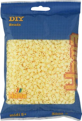 Image de Hama Sachet de 3000 perles à repasser midi crème
