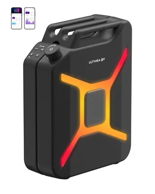 Immagine prodotto di Altoparlante portatile per feste ULTIMEA Go, cassa per feste Bluetooth da 300 W con potenziamento dei bassi, illuminazione RGB, ingresso per microfono/chitarra, per feste ed esterni, nero