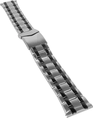 Produktbild von Minott Uhrenarmband | Edelstahl silbern/schwarz 31172Bi, Anstoß:26 mm