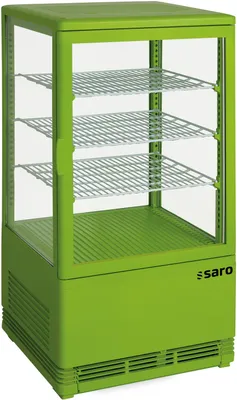 Produktbild von Saro Mini-Umluftkühlvitrine Modell Sc 70 Grün