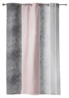 Image de Rideau a oeillets 140 x 240 cm Textilio Rose