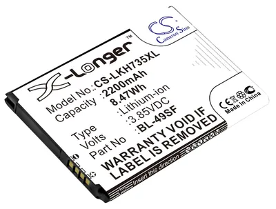 Immagine prodotto di TECHTEK Batteria compatibile con [LG] G4 Beat, G4 Mini, G4C, G4s, G4s Dual SIM, H515, H731, H734, H735, H735L, H735T, H735TR, H736, H736P sostituisce