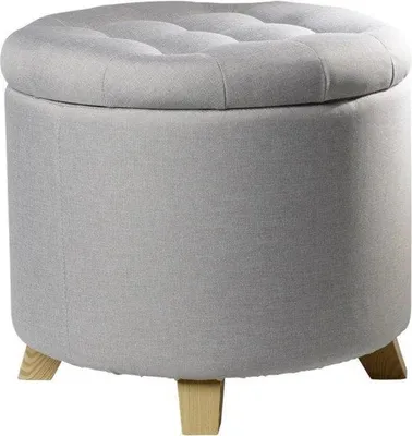 Produktbild von Famanu Hocker mit Stauraum und Abnehmbarem Tisch - Komfortabel und Multifunktional