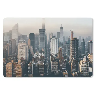 Produktbild von MuchoWow® Schreibtischunterlage Skyline von New York 60x40 cm - XXL Mauspad - Großes Mauspad