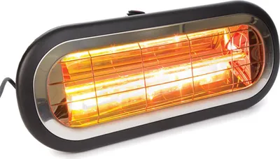 Produktbild von Perel Terrassenheizer 2000W Low Glare, IP65 spritzwassergeschützt, Wand oder Deckenmontage mit