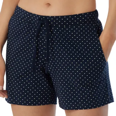 Produktbild von Schiesser Damen Hose kurz Gr. 48 dunkelblau-gem.