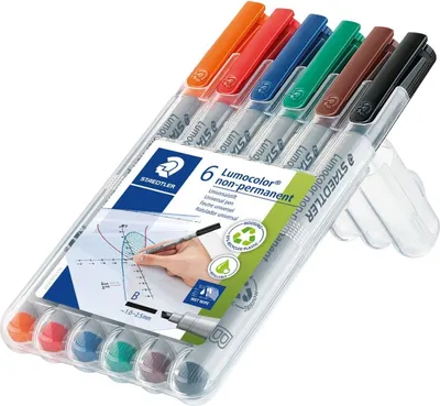 Zdjęcie produktu dla 1x Lumocolor 312 WP6 Folienstift Lumocolor nonperm.B 6ST