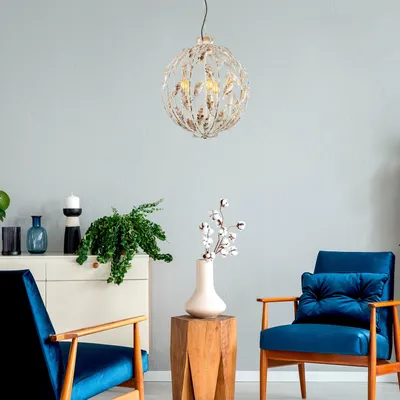 Produktbild von Opviq, Endustriyel- Endustriyel FLG, Bunt, Kronleuchter, 41 x 41 x 64 cm, Metallkörper