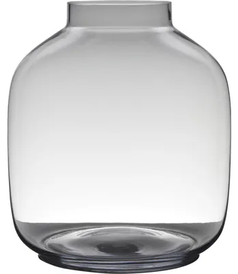 Produktbild von Blumenvase - kugelformig - transparent - Glas - 43 x 38 cm