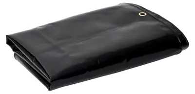 Produktbild von Robuste Abdeckplane aus Canvas mit PVC-Beschichtung, 4 x 7 m, 650 g/m², Schwarz