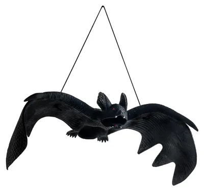Produktbild von Schwarze Fledermaus als Deko aus Vinyl 26 x 9 cm