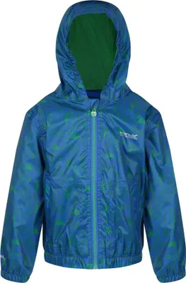 Obrázok produktu pre Regatta - Bunda "Muddy Puddle", nepremokavá, s kapucňou pre deti RG6264 (116) (Modrá)