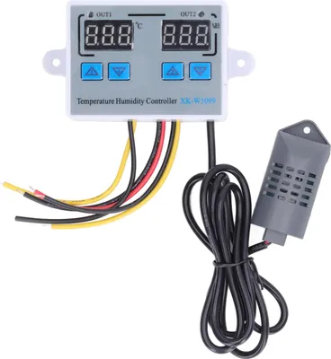 Image de Régulateur numérique de température et d'humidité, thermostat électronique intelligent, 12 V, 220 W