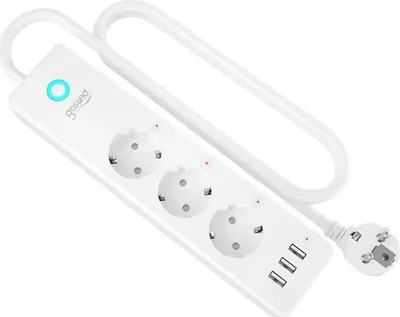 Obrázok produktu pre Gosund P1 PLUS WiFi smart power list, 3 x USB