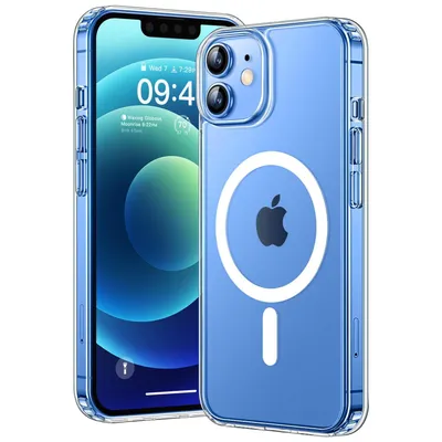 Produktbild von Schutzhülle für Apple iPhone 12 / 12 PRO Hülle Mag Safe kompatibel Clear Case Silikon Transparent