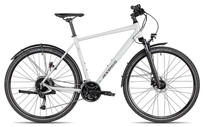 Produktbild von Axess VERIS STREET Herren-Crossbike für Land & Stadt 28 Zoll Hellgrau 54 cm