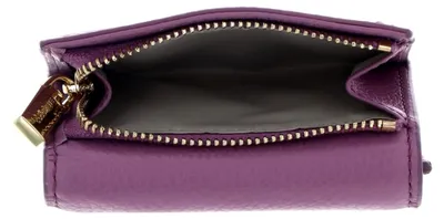 Produktbild von Leder Geldbörse Metallic Soft Wallet Grained Leather Jellyfish violett