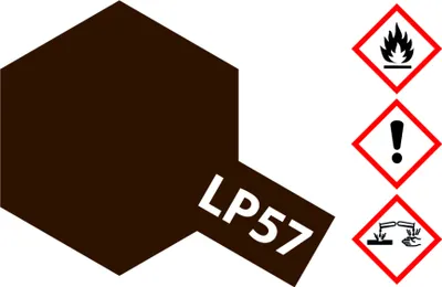 Produktbild von LP-57 Rotbraun 2 matt 10ml Kunstharzfarben
