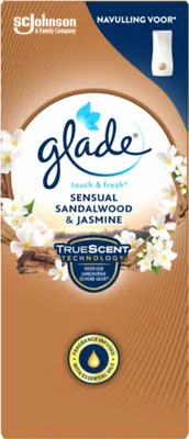 Zdjęcie produktu dla Glade Zapas Wkład Do Odświeżacza Mini Sensual Sandalwood&Jasmine 10 Ml