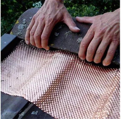 Produktbild von Unimag Dachschutz / Moos-Ex Kupfer mit vollflächiger Butylbeschichtung 3,5 x 200 x 5000 mm