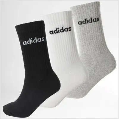 Produktbild von Adidas Linear Crew Cushioned IC1302 Socken Pullunder adidas Größe: 28-30,