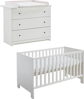 Produktbild von arthur berndt Babymöbel-Set Thilo 2.teilig Wickelkommode Bett