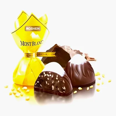 Produktbild von Roshen Montblanc Pralinen Sesam 1kg