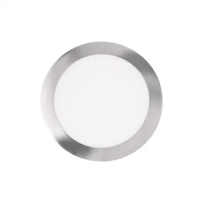 Imagen del producto de Forlight - Foco empotrable de techo Easy CCT, redondo, con un diámetro de 225 mm, fabricado en aluminio, poliestireno niquelado satinado y OPAL