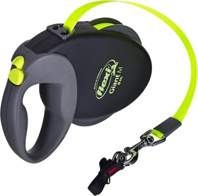 Immagine prodotto di TRIXIE NEON GIANT M 8 m Nero, Giallo Guinzaglio retrattile per cani