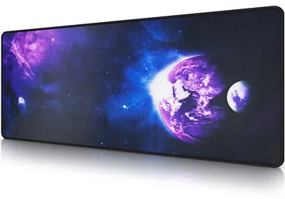 Image de Tapis de souris gaming, dimensions 800 x 300 x 3 mm, base en caoutchouc antidérapante, lavable, compatible avec les consoles de jeux