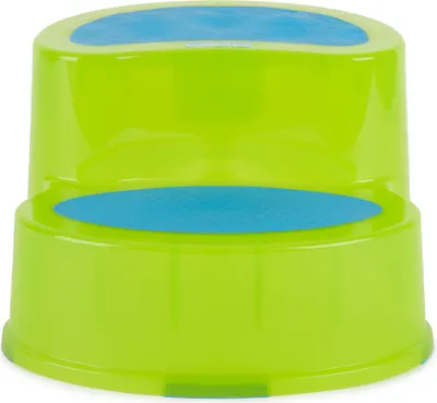 Produktbild von Bieco Tritthocker Kinder Grün | Zweistufiger Hocker Kinder | Bad | Tritt | Kindertreppe | Badezimmer | Zweistufig | Step Stool für Waschtisch und Kinderwaschbecken | Kindertritt | Toilettenhocker