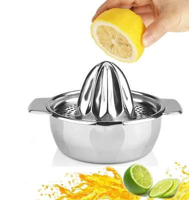 Immagine prodotto di Spremiagrumi manuale in acciaio inossidabile 304, capacità 400 ml, per la cucina