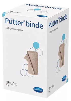 Produktbild von Hartmann Pütter-Verband®, 10 cm x 5 m - 1 Binde | Packung (1 Stück)