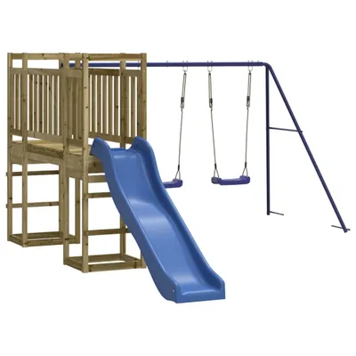 Image de Aire de jeux d'extérieur bois de pin imprégné