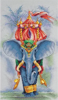 Image de Jeu de points de croix Panna "Maharaja" 23,5x38cm, modèle de comptage
