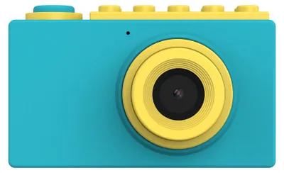 Immagine prodotto di myFirst Camera 2, fotocamera per bambini, blu, 8MP, Full HD, display da 2 pollici, impermeabile