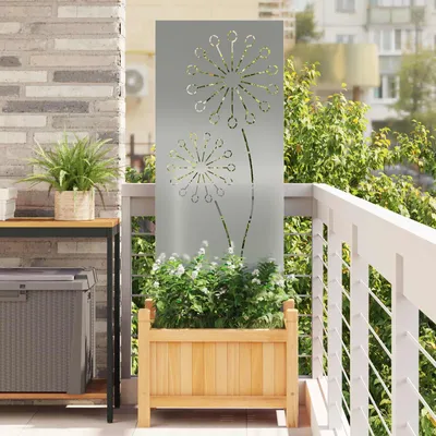Obrázek produktu pro Soukromí na zahradě Stříbrná 50 x 140 cm Pozinkovaná ocel