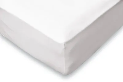 Produktbild von Eleganzzz Spannbetttuch Flanell – Weiß  – 90x200  – 35 cm Eckhöhe – 100% Baumwolle – warm & weich
