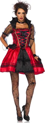Produktbild von y Gothic Vampir Kostüm für Damen Halloween M (40-42)