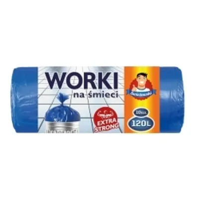 Obrázek produktu pro Świeżowski 120L 10Szt Ex.strong Pytle na odpadky /9368