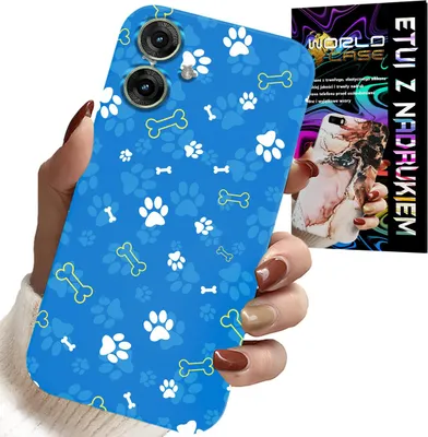 Zdjęcie produktu dla Etui Do Realme Note 60 - Łapki Kości Pies Patrol Wzory Dla Dzieci