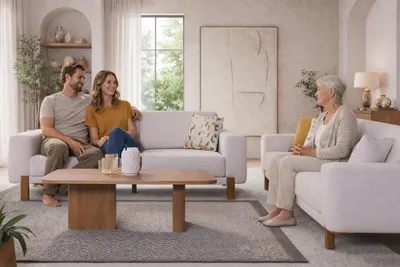 Produktbild von Edles Wohnzimmer Sofa-Set Polstercouchen Designer 2x 3-Sitzer Möbel