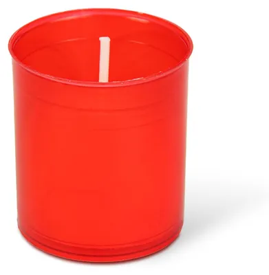 Obrázok produktu pre Sada 6 sviečok do lampáša, farba: červená - Ø4,3 cm